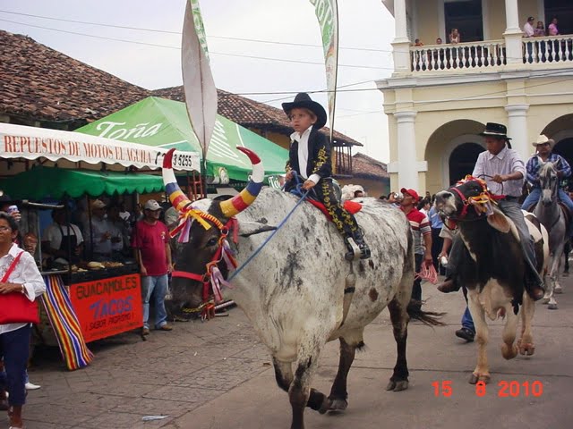 Este pequenito no le teme al toro que mon, otro lo sigue de cerca